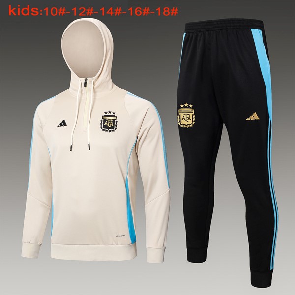 Kinder Hoodies Argentinien 2024-2025 Gelb 3